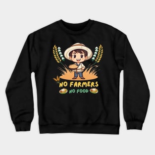 No Farmers No Food Crewneck Sweatshirt